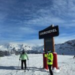 Surveen Chawla Instagram – On the slope with my dope @akshaythakker 🤍⛷️#courchevel #courchevel1850 Courchevel 1850 France
