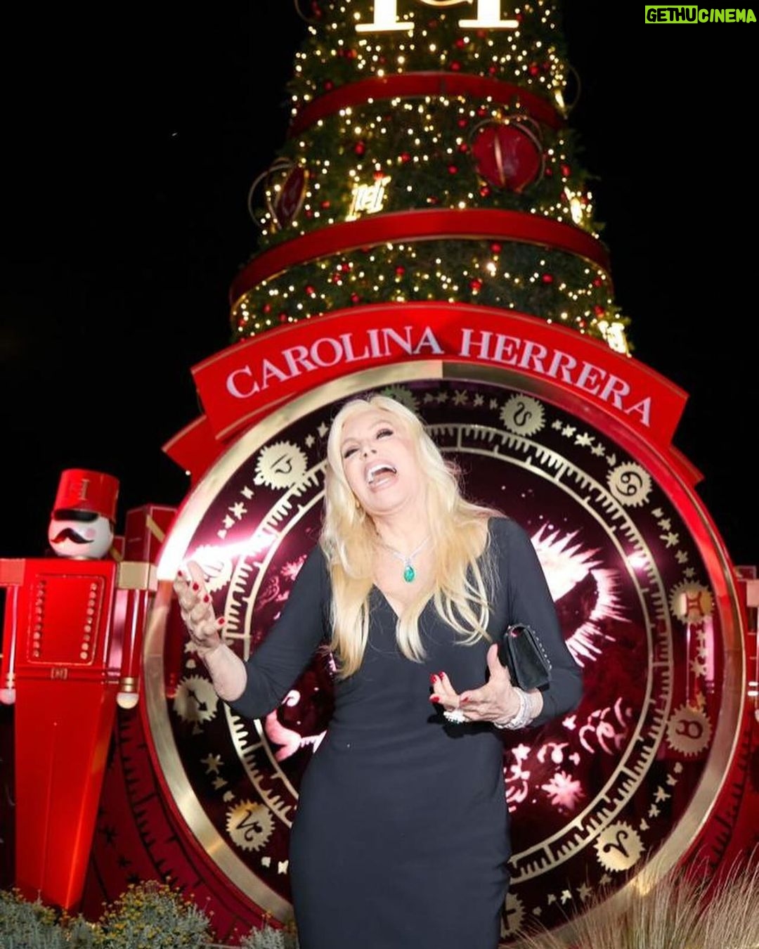 Susana Giménez Instagram - Divino el árbol de Navidad de @carolinaherrera #herreraholidays. Espectacular el evento en el campo Argentino de Polo para celebrar la temporada de fiestas. Buenos Aires, Argentina