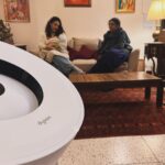 Swara Bhaskar Instagram - My baby was born two weeks before Delhi’s AQI levels soared to hazardous. And a whole new worry was introduced into my life? How should I protect my little one from something as pervasive and basic and all encompassing as AIR! Thankfully @dyson @dyson_india ‘s new air purifier ‘The Dyson Purifier Big + Quiet Formaldehyde’ which covers an area of 1100 sq. Ft. Is the godsend I needed. Efficient and most importantly quiet, it purifies the air silently so my baby can take her naps and feeds undisturbed. An LED screen to tell you AQI levels and other info and a remote to adjust settings to your own comfort. Best buy ever, especially for a family with kids!! 💙🤗✨ #notanad #mammareccomends #DysonHome #DysonIndia #DysonPurifier #DysonBigandQuiet #Gifted New Delhi