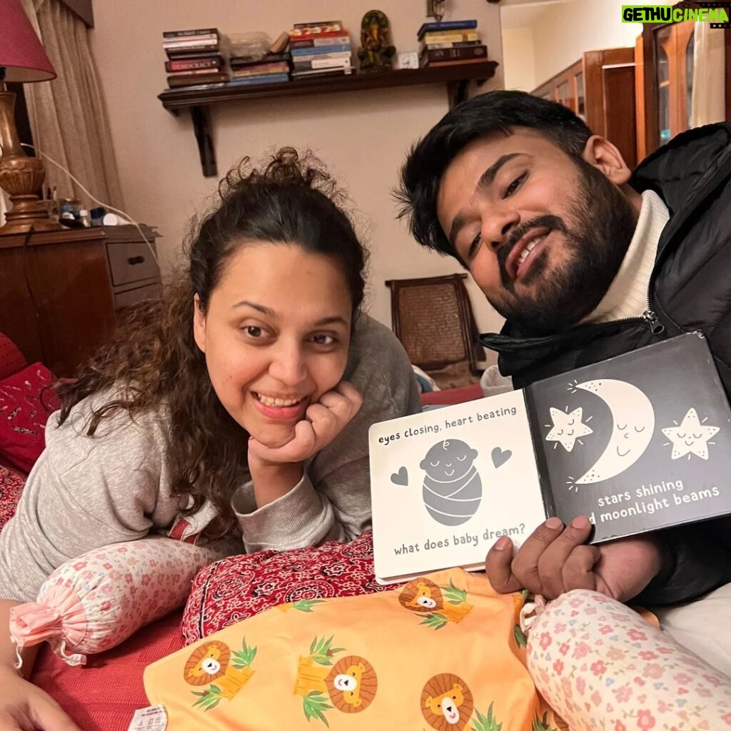 Swara Bhaskar Instagram - SWARA BHASKER & FAHAD AHMAD By @reallyswara ‘Wise men say, only fools rush in…’ Fahad & I certainly rushed into marriage, but were friends for 3 years prior. It was a love neither of us noticed blossoming, perhaps because the differences between us were many. Hindu-Muslim was only the most obvious. I’m older than Fahad & we come from different worlds: a big city girl from an ethnically mixed English speaking family & a small town boy from a traditional Western UP family that speaks Urdu & Hindustani. I’m an actress in Hindi films, he’s a research scholar, activist & politician. But our liberal arts education & values gave us a shared language of political beliefs & a common vision for our society & country. We met at the CAA-NRC protests in December 2019 & even organised one together. Slowly, we became close confidants. I felt safe with Fahad & always seen by him. He said he could talk to me about anything without fear of judgement. After months of intense communication & night long conversations, I asked Fahad what next. He said though we were worlds apart, we were very compatible, he was very fond of me & if I waited 2-3 years for him to ‘settle’ we could marry. I was stunned but also disarmed by his confidence & candour. I always thought I had gone beyond the log kya kahenge mentality, but suddenly, I was worrying about how family, friends, filmy acquaintances & even my ever loyal trolls would react. I had to face the secret shadows in my heart. Amazingly, Fahad could read my unspoken fears & we worked through them. Our families were concerned, but we stood by our love. Our shocked parents accepted our BIG decision, though hesitantly & after gently laying out concerns. When they met us together, I think they felt reassured. We were married under the SMA one year ago today. Fittingly, a relationship that began at a protest to preserve the Constitution was solemnised under constitutional provisions. A month later (I was pregnant by then), we celebrated at my nana-nani’s home with shared customs. There was lots of music, feasting & a Daawat-e-Walima. The joyous 10-day affair felt like a cultural mahotsav!