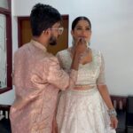 Swasika Instagram - Costume @jazaashdesignstudio Makeup & styling @abilashchickumakeupartist #swasikavj #swasikavijay #swasika #abilashchickumakeupartist #premjacob #mua #Styling #celebritycouples #celebrities #ps4ever #celebwedding #makeupartist
