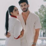 Swasika Instagram - White n White 🤍 #whitenwhite #love #couple #actor #malayalam #telugu #shoot