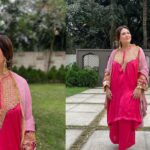 Swastika Mukherjee Instagram – Because the scenic beauty of Dhaka called for some pictures.  This gorgeous suit is by @tul_palav  all the way from Kashmir 🌸🌸

#dhakadiaries💕 #shajuguju Dhaka, Bangladesh
