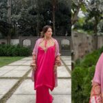 Swastika Mukherjee Instagram – Because the scenic beauty of Dhaka called for some pictures.  This gorgeous suit is by @tul_palav  all the way from Kashmir 🌸🌸

#dhakadiaries💕 #shajuguju Dhaka, Bangladesh