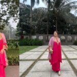 Swastika Mukherjee Instagram – Because the scenic beauty of Dhaka called for some pictures.  This gorgeous suit is by @tul_palav  all the way from Kashmir 🌸🌸

#dhakadiaries💕 #shajuguju Dhaka, Bangladesh