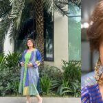 Swastika Mukherjee Instagram – A gentle reminder:  Bindi goes with everything. 💚❤️

Outfit: @paromitabanerjee InterContinental Dhaka