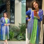 Swastika Mukherjee Instagram – A gentle reminder:  Bindi goes with everything. 💚❤️

Outfit: @paromitabanerjee InterContinental Dhaka