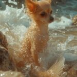 Swastika Mukherjee Instagram - If cuteness had faces… 🥹❤️ Posted @withregram • @sarashakeel MerDog 🧜‍♀️ x 🐶 . OFCOURSE I had to do a dog/puppy version of it ….. . . SaraShakeel x Ai