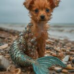 Swastika Mukherjee Instagram - If cuteness had faces… 🥹❤️ Posted @withregram • @sarashakeel MerDog 🧜‍♀️ x 🐶 . OFCOURSE I had to do a dog/puppy version of it ….. . . SaraShakeel x Ai