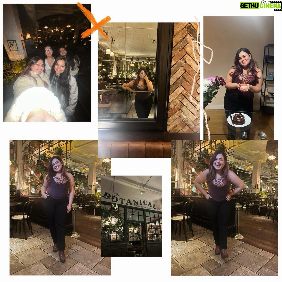 Swastika Mukherjee Instagram - 24K magic ✨ . . Thank youu @_rohanpariyar for this beautiful corset ❤️ I am in loveeeee Love you guys @goyalaashi16 @____pallavi_23 @shania.kapai for these pics and bearing with me🥰 The Botanist Cardiff Central