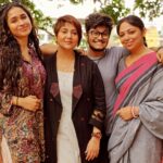 Swastika Mukherjee Instagram - The wonderful people of our wonderful family! Watch our story of love, heartbreak, camaraderie and bonding with your loved ones, at theatres near you! 💚 'বিজয়ার পরে' 🎬 A film by @abhijitsridasofficial IN CINEMAS NOW - BOOK TICKETS ON @bookmyshowin - LINK IN BIO!🎟️🎫 See you at the cinemas!🎥💛 #BijoyarPore #InCinemasNow #bengalicinema @swastikamukherjee13 @kheyac @mishkahalim @srj_motionpictures @adverbpr @ranajoybhattacharjee @lagnajitaofficial Kolkata
