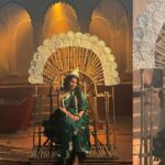 Swastika Mukherjee Instagram - BIJOYAR PORE running in THEATRES! Book your tickets and watch it if you haven’t already. Thank you @designsbymitanghosh for this gorgeous Banarasi 🌸 Styled by @rabhisek Mua : @prosenjit4867 Hair : @mallicknita.bigbi #bijoyarpore #cinema #films2024 Kolkata