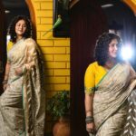 Swastika Mukherjee Instagram - This spring buy the INDIE collection from ANJALI Be a part of this cause. These saris have been hand block printed by resident artists - people with psychosocial disabilities living in government mental institutions. @anjali_mentalhealth is an organisation that works towards the recovery of people with psychosocial disabilities. It is a feminist intersectional organisation working towards securing positive mental health for all. Thank you @ratnaboli @piya_chakraborty @biswaskathakali for having me on board. Presenting the third in their series, TIYA PAKHI 🦜 🔹For details contact 🔺Rakhi +91 8276-805012 MUA: @prosenjit4867 Hairstylist: @mallicknita.bigbi Styling: Swastika Mukherjee Photographer: @sarkardebarshi19 Blouse: @parama_g #womensday #womensupportingwomen #womeninbusiness #womenfashion #womensday2024 Kolkata