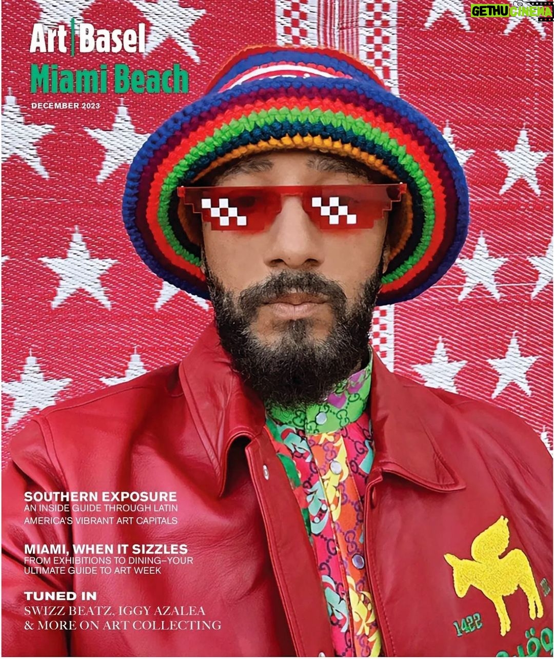 Swizz Beatz Instagram - Cover Zaaaa🚨 See you at @artbasel ⚡️⚡️⚡️⚡️ Stay tuned for a few activations / Announcements ⚡️ shout out artist / brother @hassanhajjaj_larache for the cover ART!! @modernluxury @phebewahl @artbasel @starwix @gwenwunder thank you all.