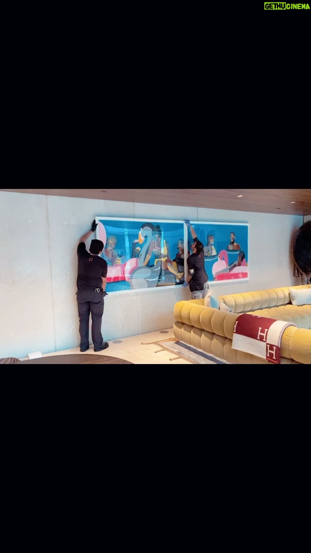 Swizz Beatz Instagram - @brooklynmuseum here come GIANTS FEB 10th @thedeancollection get your tickets now link in bio. Today they took the walls down so we can share over 100 works with the world 🙏🏽🙏🏽🙏🏽🙏🏽🙏🏽🙏🏽 Long live @radcliffebaileyjr The GREAT 🤍🤍🤍🤍🤍🙏🏽🙏🏽