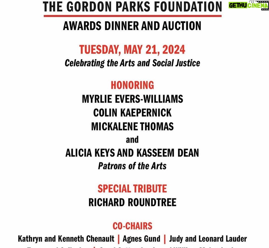 Swizz Beatz Instagram - Thank you so much @gordonparksfoundation this is more than generous ππ½ Weβre truly honored π€Big Congrats to all of the amazing honorees ππ½ππ½ππ½ @thedeancollection ππ½