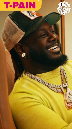 T-Pain Instagram - Happy to share my dream and my song with @frasergrut as part of his mission to capture 10,000 Dreams 💫