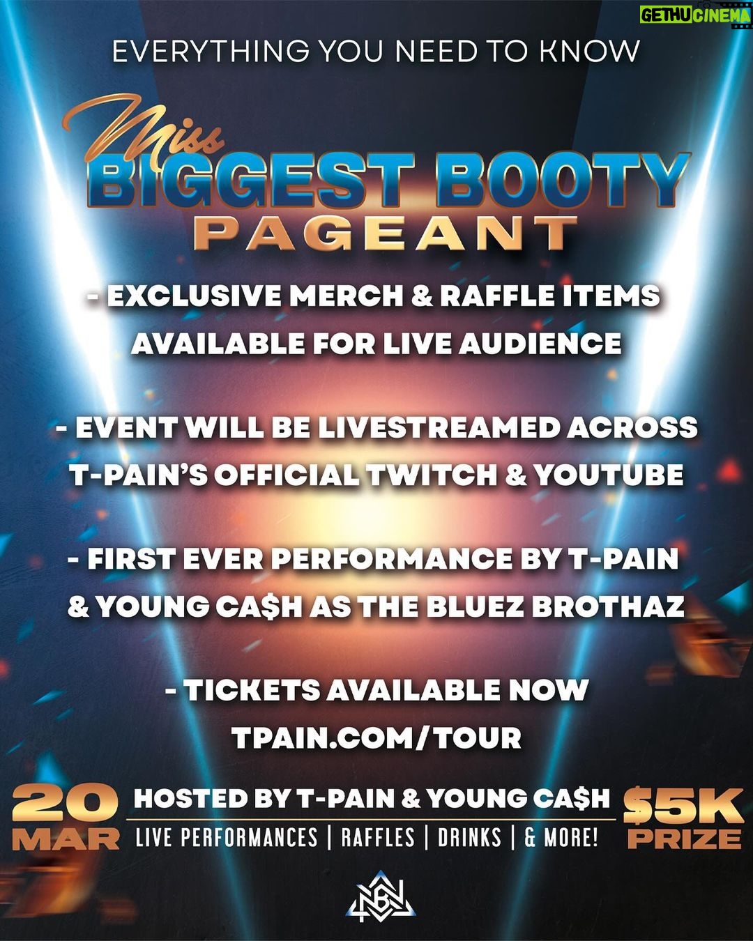 T-Pain Instagram - Atlanta, thereโs only one place to be on March 20 ๐๐ Atlanta, Georgia