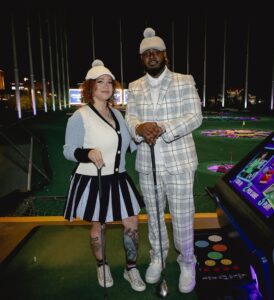 T-Pain Instagram - It ain’t real unless you can wear matching pom pom hats! Happy Valentine’s Day 🫶🏿 📸: @uniqueem___isback Las Vegas, Nevada