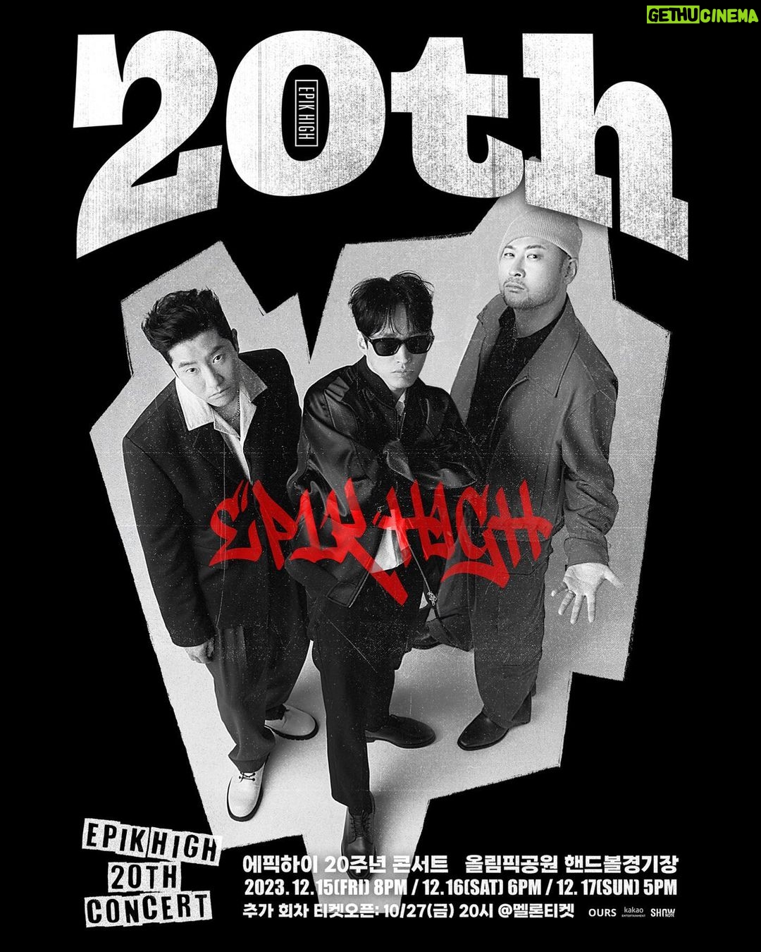 Tablo - 23.7K Likes - <에픽하이 20주년 콘서트> 12월 15, 16, 17 @ 올림픽공원 핸드볼경기장
🔗 in bio
#에픽하이 #EpikHigh #에픽하이콘서트 #멜론티켓