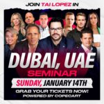 Tai Lopez Instagram – Tickets for Sunday close in 5 hours. To buy look on my profile.