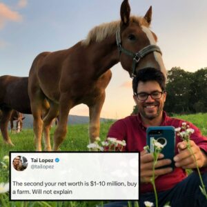 Tai Lopez Instagram - Take a day off from the hustle and grind of modern life. Clear your mind.