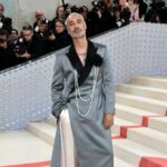 Taika Waititi Instagram - In other news that isn't quite as interesting as JP Morgan acquiring something... the #metgala was amazing. Thanks to the many wonderful souls who helped make it work, especially the incredible @prabalgurung for creating these outfits for us and my favourite @cartier for the sparkles. Love also to the immortal @jeanneyangstyle and the eternally patient @teamid for finding last minute undies. Also a special thanks to @jaredleto for the cat head. 📸: @lewismirrett @vincenttullo Makeup @melissa.dezarate #metgala2023 @gettyentertainment @metcostumeinstitute @voguemagazine