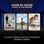 Taika Waititi Instagram – Aotearoa! Kia ora whānau. As you probably know, a lot of our areas on the coast were hit HARD by that bitch, Cyclone Gabrielle. A lot of people lost everything and here’s something we can do to help. Please read on. 

On Sunday 12th March, Silky Otter Cinemas and Matewa Media are presenting ‘Made by Māori: A Day at the Movies’, a full day of iconic films on the big screen. Thanks to the filmmakers, 100% of every ticket sale will be donated directly to communities that have been devastated by Cyclone Gabrielle; Te Tairāwhiti on the East Coast and Ngāti Kahungunu in Hawkes Bay.

This will happen at all Silky Otter Cinema locations, which include Ōrākei and Ponsonby in Tāmaki Makaurau Auckland, Wigram in Ōtautahi Christchurch, and Richmond in Whakatū Nelson.

Celebrating Māori filmmaking, the films included are; What We Do In The Shadows, Boy, Hunt For The Wilderpeople, Merata, Muru, Mauri, Cousins, Utu Redux, Ngāti, Moana Reo Māori, The Lion King Reo Māori and Frozen Reo Māori. These films have been supplied courtesy of Te Tumu Whakaata Taonga New Zealand Film Commission and Disney.

Link in bio if you can’t make it but would like to donate. It’s all appreciated! Mauri Ora!