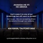 Taika Waititi Instagram - Aotearoa! Kia ora whānau. As you probably know, a lot of our areas on the coast were hit HARD by that bitch, Cyclone Gabrielle. A lot of people lost everything and here's something we can do to help. Please read on. On Sunday 12th March, Silky Otter Cinemas and Matewa Media are presenting ‘Made by Māori: A Day at the Movies’, a full day of iconic films on the big screen. Thanks to the filmmakers, 100% of every ticket sale will be donated directly to communities that have been devastated by Cyclone Gabrielle; Te Tairāwhiti on the East Coast and Ngāti Kahungunu in Hawkes Bay. This will happen at all Silky Otter Cinema locations, which include Ōrākei and Ponsonby in Tāmaki Makaurau Auckland, Wigram in Ōtautahi Christchurch, and Richmond in Whakatū Nelson. Celebrating Māori filmmaking, the films included are; What We Do In The Shadows, Boy, Hunt For The Wilderpeople, Merata, Muru, Mauri, Cousins, Utu Redux, Ngāti, Moana Reo Māori, The Lion King Reo Māori and Frozen Reo Māori. These films have been supplied courtesy of Te Tumu Whakaata Taonga New Zealand Film Commission and Disney. Link in bio if you can't make it but would like to donate. It's all appreciated! Mauri Ora!