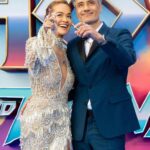 Taika Waititi Instagram - Thor: Love and photo dump. Fabulous London premiere with beloved family, close friends, and Jason Momoa 😘. Seriously great night and even greater relief to finally see this film releasing in theaters tomorrow. Just like @chrishemsworth and his arse, I put a lot of work into this film and can't wait for you all to see it. July 8 baby!#thorloveandthunder @marvelstudios Please let's also try and zoom in on that emerald by @cartier Styluz: @jeanneyangstyle Fabrik: @prada 💎: @cartier Photos: tag yourselves. I dunno how to find you but I appreciate you.
