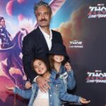 Taika Waititi Instagram - One week into the Love and Wonder. Some photos from the Sydney Premiere with my two dates from the Dads On Tour interweb sensation. You'll be pleased to know that Dads On Tour will be returning soon... #dadsontourEurope Style: @jeanneyangstyle Threads: @thombrowne 📸: Aussie Aussie Aussie tag yourself ya Ocker Dockery.