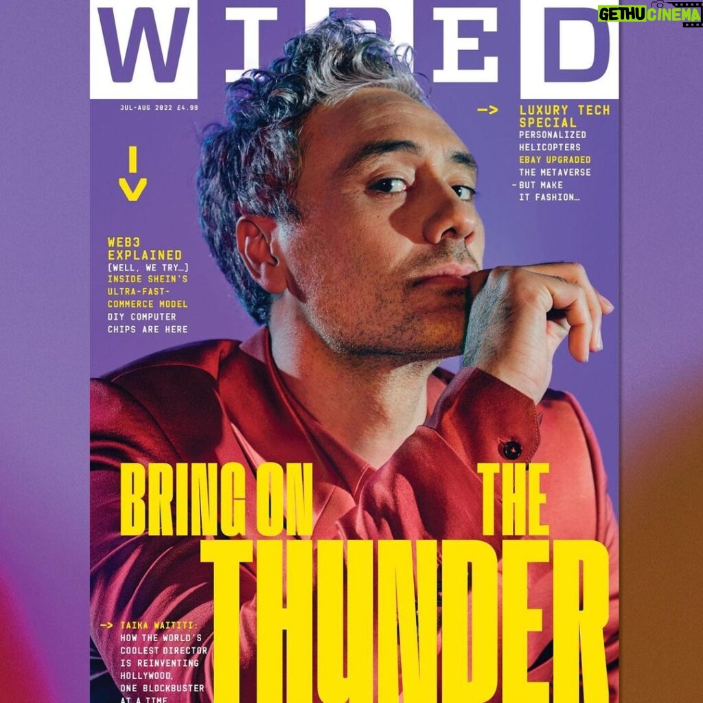 Taika Waititi Instagram - You can find out lots of interesting things I don't want anyone to know about me in the latest issue of @wired! Author: @JenniferMKahn 📸 : @choutoo Stylists: @jeanneyangstyle & @chloekeiko