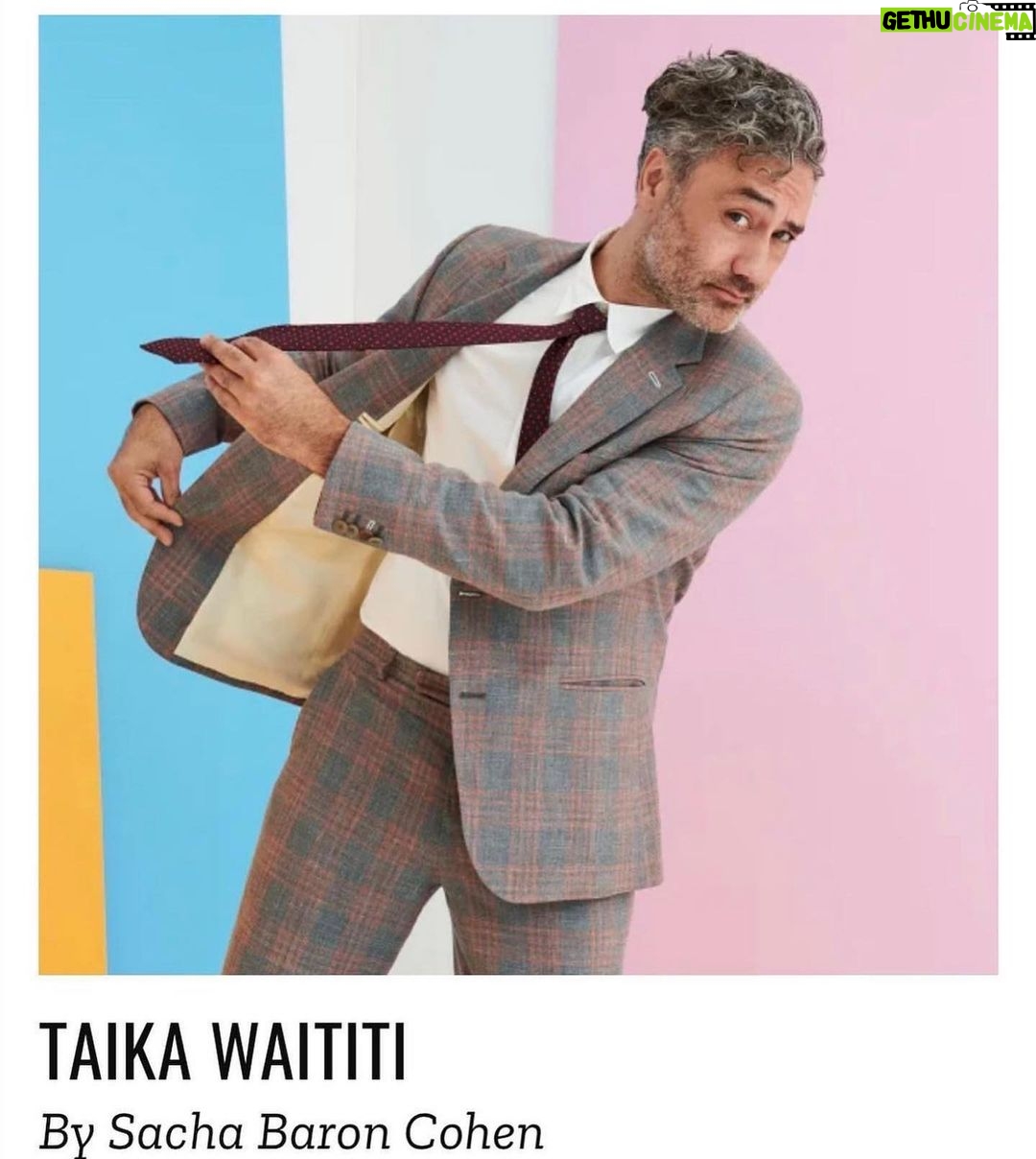 Taika Waititi Instagram - 100 seems like too many people but I'll take it. Thank you @time and thank you @sachabaroncohen for the lovely write up 🙏🏽🍆💦 #TIME100