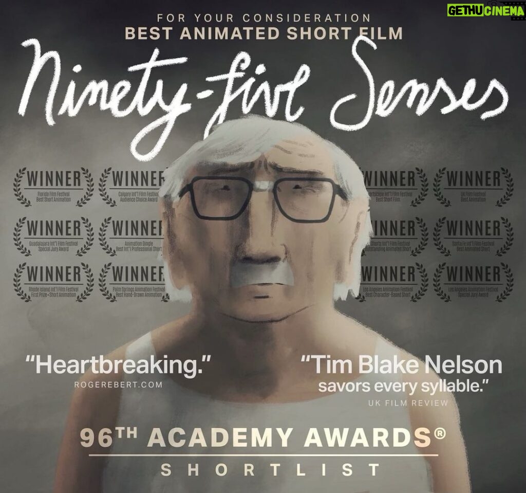 Taika Waititi Instagram - One of the most beautiful films I've seen in a long time. Made by the wonderful Jared and Jerusha Hess. AND it's been shortlisted for the Oscars!Here's a link to watch it. http://ninetyfivesenses.org #95sensesfilm #ninetyfivesenses