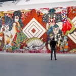 Takashi Murakami Instagram – “Understanding the New Cognitive Domain,” an exhibition of work by Takashi Murakami (@takashipom) closes this Friday, December 22, at Gagosian, Le Bourget.

The exhibition focuses on Murakami’s monumental paintings, featuring five such works plus others in smaller formats and several sculptures. Also included are several “lucky cat” paintings that reference the artist’s recent NFT projects, and other works featuring Murakami’s iconic smiling flower motif—including a two-meter rainbow neon sign—in which the artist again employs a retro-digital variant on his influential Superflat aesthetic. Follow the link in our bio to learn more.
__________
#TakashiMurakami #Gagosian
(1) Takashi Murakami inside “Understanding the New Cognitive Domain” at Gagosiaan, Le Bourget. Photos: Saskia Lawaks (@saskialawaks); (2,3) Installation views, “Takashi Murakami: Understanding the New Cognitive Domain,” Gagosian, Le Bourget, June 10–December 22, 2023. Photos: Thomas Lannes (@lannes.thomas); Artwork ©︎ 2023 Takashi Murakami/Kaikai Kiki Co., Ltd. All rights reserved