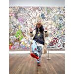 Takashi Murakami Instagram - Only 25 more days left of my solo exhibition “Takashi Murakami: Unfamiliar People - Swelling of Monsterized Human Ego" at the Asian Art Museum of San Francisco. @asianartmuseum On February 8, they will be holding the third and final campaign to gift the highly popular Collectible Trading Card with the admissions ticket. (Completed sets of these are being traded at high prices on the Japanese resale site Mercari.) The painting shown in this post is titled "Judgement Day”. In my conversations with the curator Laura Allen, she asked me to create a large iconic work suitable for the exhibition's theme, monsters. I am quite proud of this resulting work, which I created by mixing the monstrosity of human beings I felt through the pandemic with the strange imageries of Ukiyoe from the Edo period (1603 - 1868). Ukiyoe was a theme that I had always avoided in the past, so I am very grateful that Laura's guidance allowed me to create a work addressing it for the first time. Please come and see my new endeavor in the few remaining days of the exhibition. "Judgement Day" The SFAAM "Murakami: Monsterized" exhibition is until February 12th. #AsianArtMuseum #MuseumDifferently #TakashiMurakami
