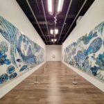 Takashi Murakami Instagram - If you’ve walked through our collection galleries before, you may notice a very familiar Ming dynasty Chinese porcelain jar in #MurakamiMonsterized. On view for the first time, this is one of several new works Murakami created for this exhibition. Murakami’s love of ceramics led him to start translating their designs into paintings, beginning with his monumental blue and white Qinghua series which are also part of this exhibition. Inspired to make a painting of our lidded jar, exhibition curator Laura Allen brought photos of the artwork to his studio in 2019. 🏛️ See this new painting by Murakami then head to the second floor galleries to see the original lidded jar that inspired him. But be sure to visit soon! The last day to see “Murakami: Monsterized” is Feb. 12. #MuseumDifferently #AsianArtMuseum #TakashiMurakami Asian Art Museum