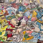 Takashi Murakami Instagram – Takashi Murakami’s newest masterwork, which also makes its premiere at #MurakamiMonsterized, is titled “Judgement Day” — an 82 feet long painting that used 10,000 different silk screens and was produced in a matter of several weeks! 😱
The main figure in the center is Enma, the King of Hell in Buddhism. But you’ll also find zombie-like kabuki actors dressed as samurai and geisha, and two groups of yokai (Japanese supernatural beings).
Akin to music sampling, Murakami was inspired by different artistic styles to create a visual feast of images. You may notice references to 19th century Japanese woodblock prints, including works by Utagawa Kuniyoshi and Tsukioka Yoshitoshi, and Murakami’s use of trompe-l’œil or western optical illusion techniques.
👹 Visit “Murakami: Monsterized” to get a closer look at all of the details of Murakami’s latest paintings. Plan your holiday visit to experience this blockbuster exhibition at asianart.org.
#AsianArtMuseum #MuseumDifferently #TakashiMurakami
© Takashi Murakami/Kaikai Kiki Co., Ltd. All Rights Reserved. Asian Art Museum
