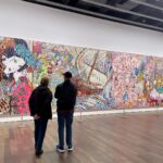 Takashi Murakami Instagram – Takashi Murakami’s newest masterwork, which also makes its premiere at #MurakamiMonsterized, is titled “Judgement Day” — an 82 feet long painting that used 10,000 different silk screens and was produced in a matter of several weeks! 😱

The main figure in the center is Enma, the King of Hell in Buddhism. But you’ll also find zombie-like kabuki actors dressed as samurai and geisha, and two groups of yokai (Japanese supernatural beings). 

Akin to music sampling, Murakami was inspired by different artistic styles to create a visual feast of images. You may notice references to 19th century Japanese woodblock prints, including works by Utagawa Kuniyoshi and Tsukioka Yoshitoshi, and Murakami’s use of trompe-l’œil or western optical illusion techniques.

👹 Visit “Murakami: Monsterized” to get a closer look at all of the details of Murakami’s latest paintings. Plan your holiday visit to experience this blockbuster exhibition at asianart.org.

#AsianArtMuseum #MuseumDifferently #TakashiMurakami 

© Takashi Murakami/Kaikai Kiki Co., Ltd. All Rights Reserved. Asian Art Museum