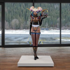 Takashi Murakami Instagram - TAKASHI MURAKAMI features a selection of life-size sculptures illuminating two paramount subjects in the Japanese artist’s oeuvre: Mr. DOB and Miss Ko2.

This exhibition—co-presented by Perrotin and Nahmad Contemporary—is on view at Tarmak22 in the Gstaad Airport.

TAKASHI MURAKAMI
Presented by Perrotin and Nahmad Contemporary
February 14–March 12, 2024
Tarmak22 at the Gstaad Airport
Oeystrasse 29, Gstaad, Switzerland
__
@takashipom #takashimurakami @nahmadcontemporary @perrotin #Perrotin #nahmadcontemporary⁠ @tarmak22
__
Photos: Julien Gremaud⁠
©Takashi Murakami/Kaikai Kiki Co., Ltd. All Rights Reserved. Courtesy Perrotin