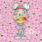 Takashi Murakami Instagram - The “Takashi Murakami Mononoke Kyoto” exhibition opened on February 2. JP THE WAVY produced and sang the theme song, “Mononoke Kyoto”, for the exhibition. The reason why I asked JP THE WAVY to write the song for me was because I happened to see a group of children around second to fourth grades dancing energetically to his song “Pick N Choose” at their hip-hop dance recital. I became extremely excited, sensing that this was the long-awaited dawn of Japanese hip-hop. To draw an analogy, it seemed comparable to the dawn of Japanese rock music marked by the appearance of the band, Happy End! Whoaaaaa! I couldn’t sit still, so I reached out by DM-ing WAVY’s Instagram, and he responded immediately; by midnight that day, astonishingly, he was at my studio. That was toward the end of November 2023. He started making the music at a tremendous speed, we exchanged numerous LINE messages back and forth, and I was able to attend the first recording in early December. From there, things progressed rapidly and, at the end of the year, on December 30, he completed the song. WAVY stayed at my studio for about 8 hours during the lyric writing process and kindly picked up a lot of ideas from me. After that, I created the WAVY character as a creative response from me. And finally, on February 2, at the opening reception that started at 6 pm, WAVY actually performed with the kid dancers, and then again at the dinner party from 8 pm, he also had his own performance. His stage costume was made by PROLETA RE ART at the suggestion of WAVY. You can listen to the theme song “Mononoke Kyoto” written by JP THE WAVY by scanning the QR code at the end of my exhibition. Please have a listen when you visit “Takashi Murakami Mononoke Kyoto”. @sorry_wavy @musiclabo1998 @amkk_project @jardins.des.fleurs @azumamakoto @proletareart @kojima_shoten @takashimurakami_mononoke_kyoto #kyotocitykyoceramuseumofart #kyoto #art #TakashiMurakami #mononokekyoto Photo by @suzukish1n