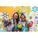 Takashi Murakami Instagram – The “Takashi Murakami Mononoke Kyoto” exhibition opened on February 2.
JP THE WAVY produced and sang the theme song, “Mononoke Kyoto”, for the exhibition. 

The reason why I asked JP THE WAVY to write the song for me was because I happened to see a group of children around second to fourth grades dancing energetically to his song “Pick N Choose” at their hip-hop dance recital. I became extremely excited, sensing that this was the long-awaited dawn of Japanese hip-hop. To draw an analogy, it seemed comparable to the dawn of Japanese rock music marked by the appearance of the band, Happy End! Whoaaaaa! 

I couldn’t sit still, so I reached out by DM-ing WAVY’s Instagram, and he responded immediately; by midnight that day, astonishingly, he was at my studio. That was toward the end of November 2023.
He started making the music at a tremendous speed, we exchanged numerous LINE messages back and forth, and I was able to attend the first recording in early December. From there, things progressed rapidly and, at the end of the year, on December 30, he completed the song.

WAVY stayed at my studio for about 8 hours during the lyric writing process and kindly picked up a lot of ideas from me. After that, I created the WAVY character as a creative response from me.

And finally, on February 2, at the opening reception that started at 6 pm, WAVY actually performed with the kid dancers, and then again at the dinner party from 8 pm, he also had his own performance.
His stage costume was made by PROLETA RE ART at the suggestion of WAVY.

You can listen to the theme song “Mononoke Kyoto” written by JP THE WAVY by scanning the QR code at the end of my exhibition. Please have a listen when you visit “Takashi Murakami Mononoke Kyoto”.

@sorry_wavy @musiclabo1998
@amkk_project @jardins.des.fleurs @azumamakoto
@proletareart @kojima_shoten
@takashimurakami_mononoke_kyoto
#kyotocitykyoceramuseumofart #kyoto #art  #TakashiMurakami #mononokekyoto

Photo by @suzukish1n