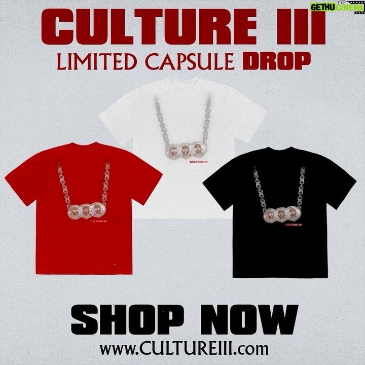 Takeoff Instagram - Every Song Available As a Single On cultureiii.com For 1 Day Only For The Day1 Migos Supporters With $15 Tees As a Thank You To The Fans For All The Support!!!! #Culture3