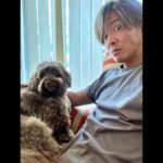 Takuya Kimura Instagram - ⁡ ⁡ ⁡ 「シャンプー＆カットから帰って来たアム❕ 真っ先に飛び込んで来てくれましたぁ〜❕ この後は、共にボクシング観戦です。」 ⁡ PEACE‼︎ ⁡ STAYSAFE! ⁡ 拓哉 #木村拓哉#TakuyaKimura