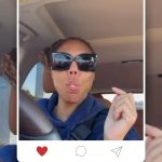 Tamar Braxton Instagram - This is probably the ONE time I didn’t mind having to pull over. Head over to my YouTube page (link in bio) to see what caused it 😩