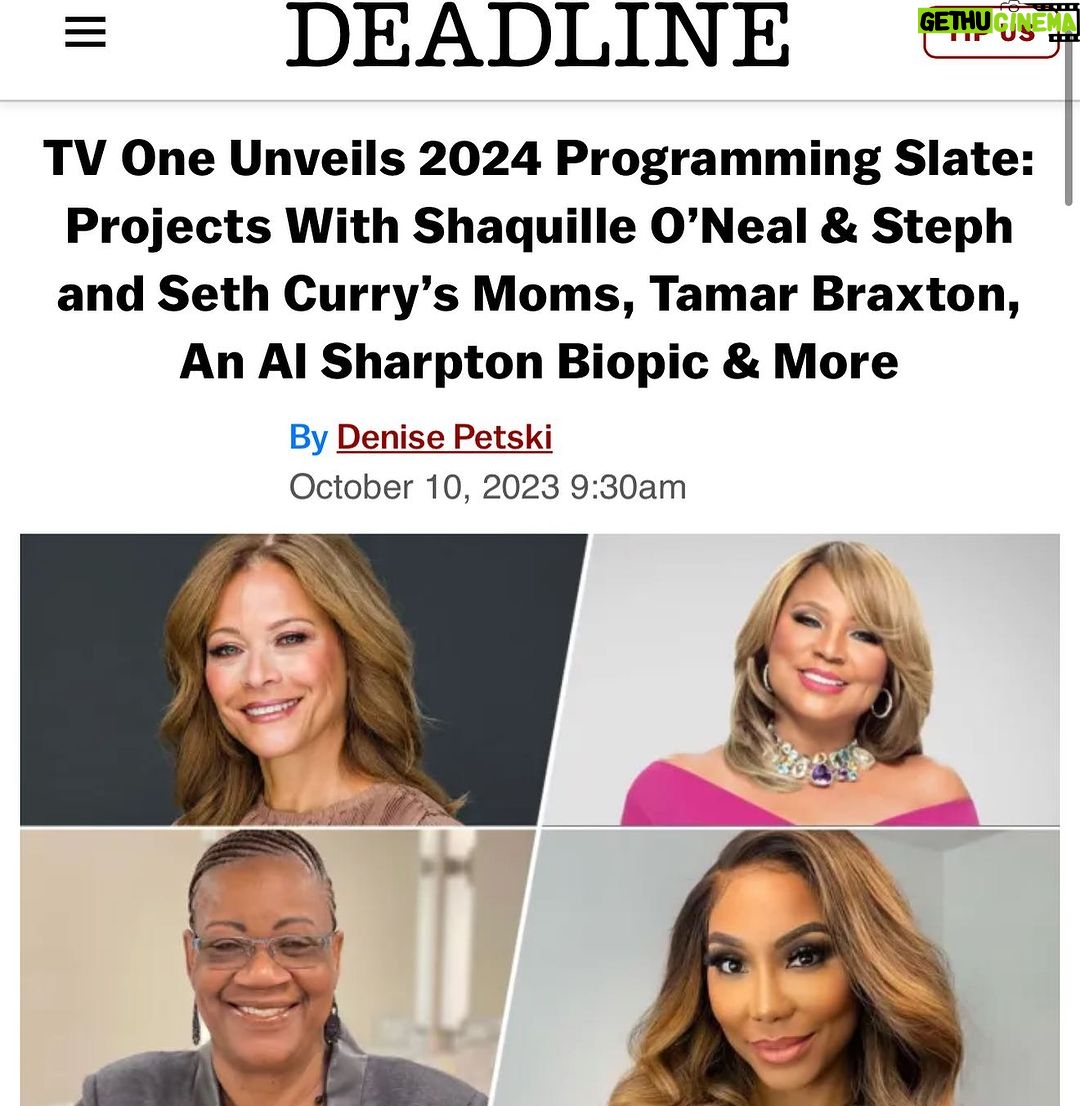 Tamar Braxton Instagram - Then God said I’m about to do it!!! … 😌remember that cooking show you wanted? ..& you get to do it with your mama @evelynbraxton I’m so grateful ❤️✨