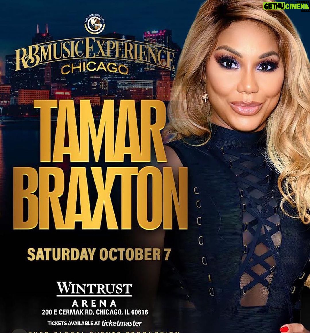 Tamar Braxton Instagram - This Saturday with my favs @octobertheking @therealtank Chicago ❤️✨