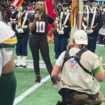 Tamar Braxton Instagram - I came for the hotdogs and nice people 🥂 #loveandwar10 thank you @atlantafalcons ❤️✨