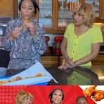 Tamar Braxton Instagram - I’m back with another cooking episode🏆 this time my mama @evelynbraxton and @loganland8 is front and center and my mother doesn’t Seen pleased 🤣🤣