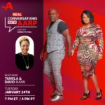 Tamela Mann Instagram - We’re excited to kick off the new year on a new episode of Real Conversations With @aarpblackcomm. Register at #LINKINBIO and join us as we sit with Harriette Cole and get real about over 34 years of marriage, portraying Cora and Mr. Brown, family, faith, mental health, business and more. Don’t miss the premiere tomorrow at 7 PM ET / 4 PM PT. See y’all there.